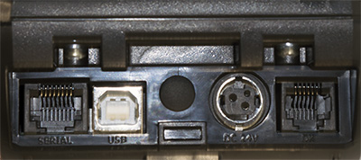 Порты АТОЛ 11Ф: порт LAN, USB-B, заглушка на GSM антенну, порт питания, RJ-11 Порты АТОЛ 11Ф: порт LAN, USB-B, заглушка на GSM антенну, порт питания, RJ-11