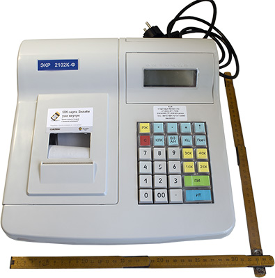 Размеры ККТ ЭКР 2102К-Ф Размеры ККТ ЭКР 2102К-Ф