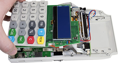 Плата с разъемом USB и слотом SIM-карт Основная плата Меркурий-185Ф